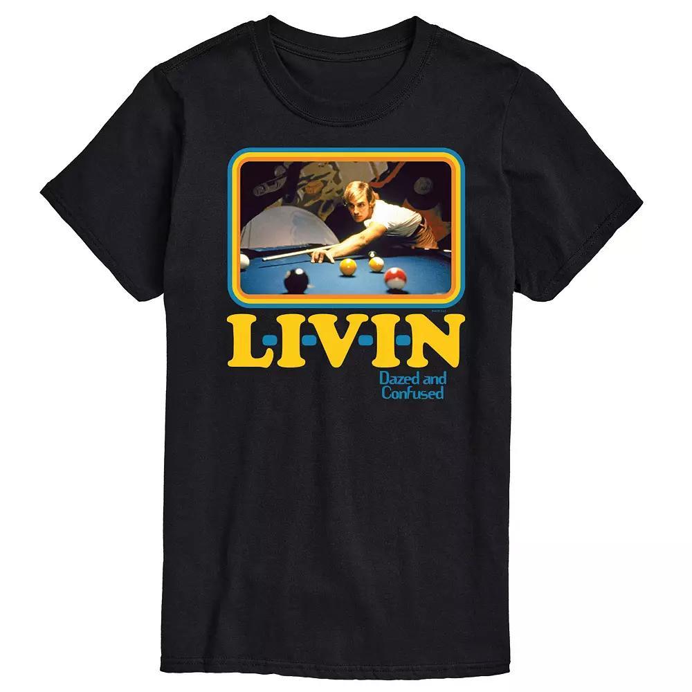 Men's Dazed and Confused L-I-V-E-N Graphic Tee, Size: XS, Black Product Image