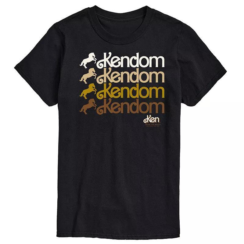 Big & Tall Barbie The Movie Kendom Western Graphic Tee, Mens Blue Product Image