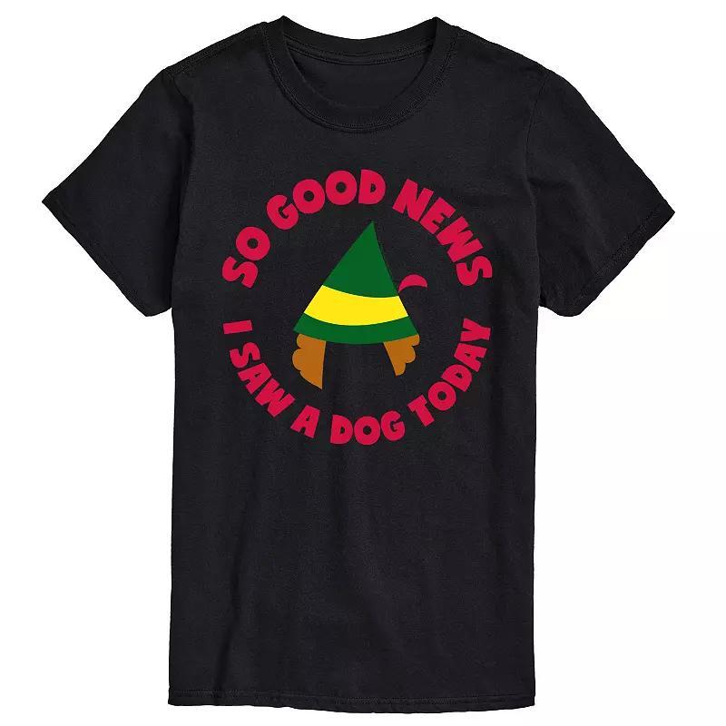 Men's Elf Saw A Dog Tee, Size: Large, Black Product Image