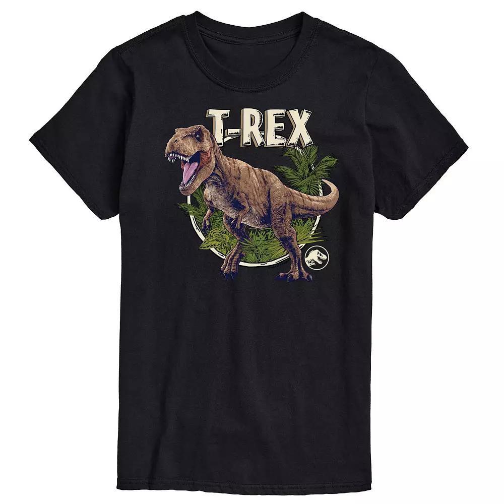 Mens Jurassic World Tyrannosaurus Rex Graphic Tee Blue Product Image