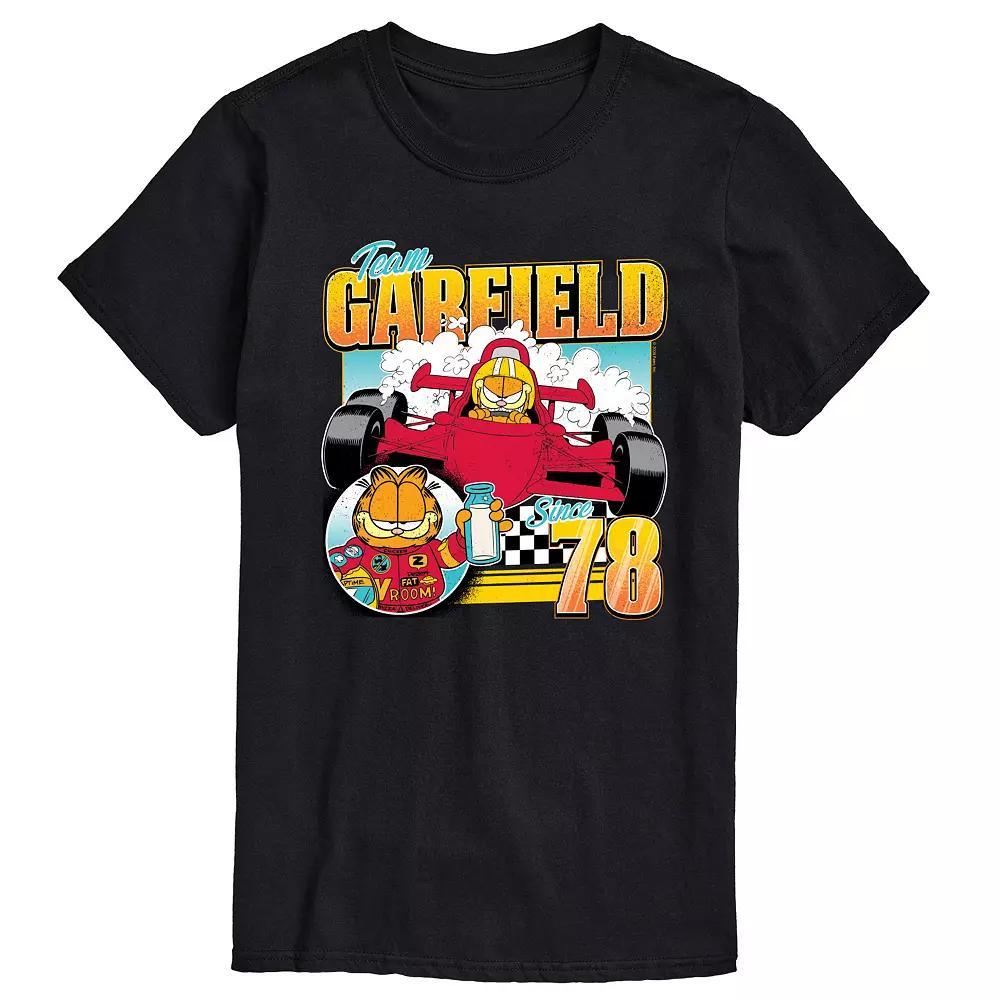 Mens Garfield Racing Team Garfield Graphic Tee Product Image