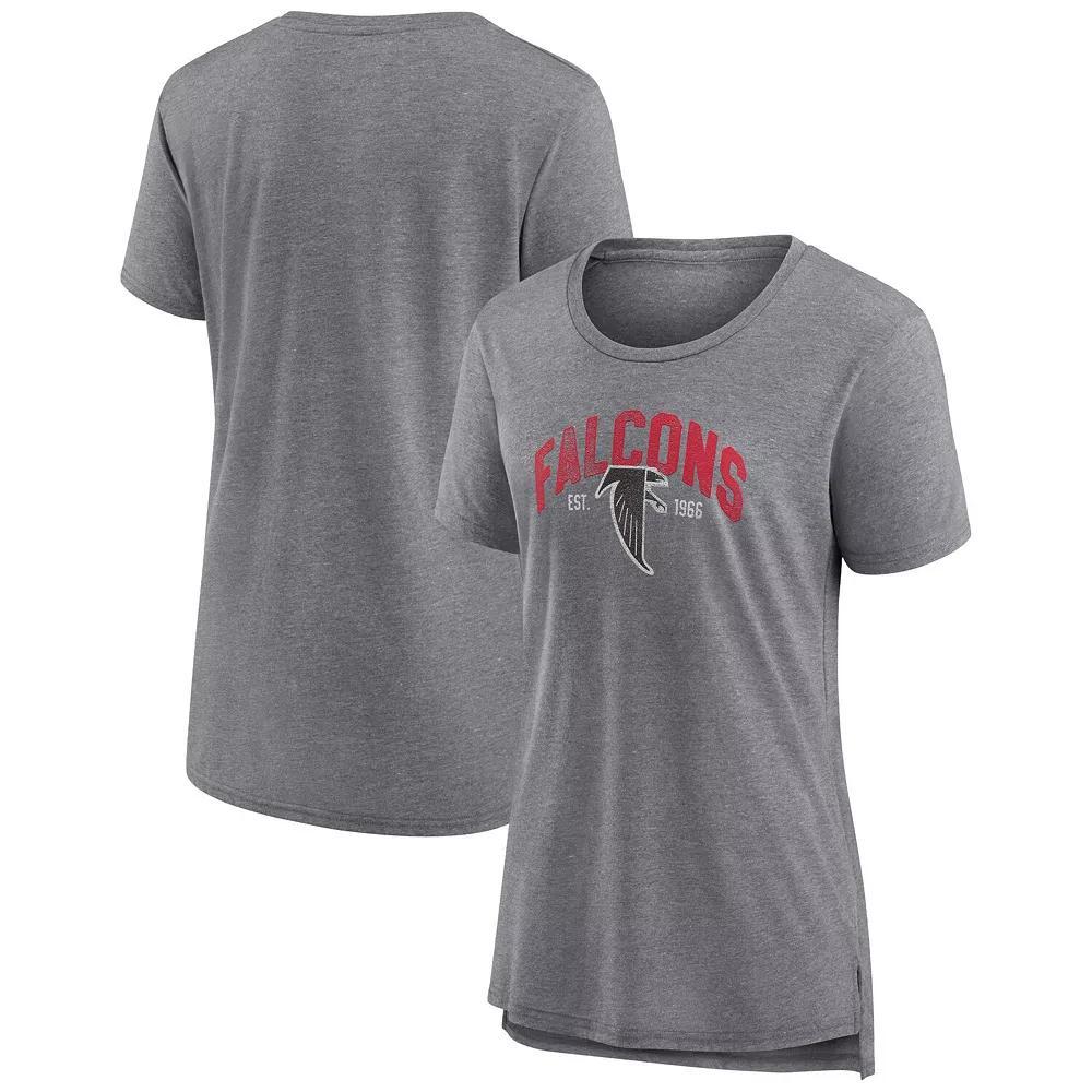 Women's Fanatics Branded Heathered Gray Cleveland Browns Drop Back Modern T-Shirt, Size: XL, Grey Product Image
