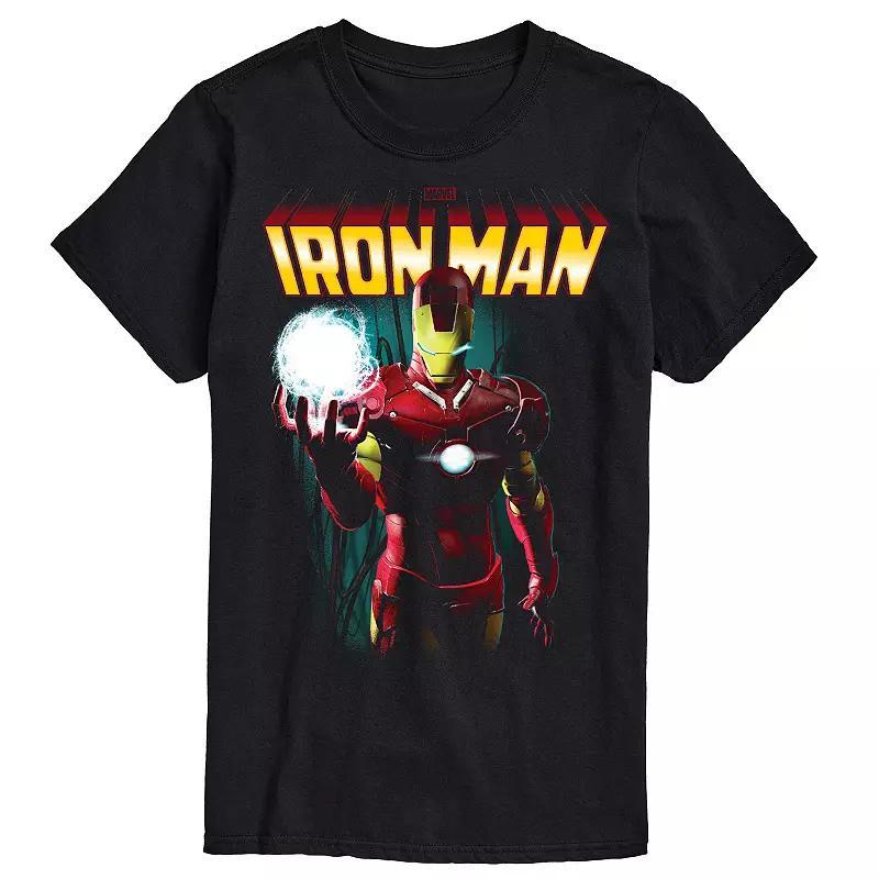 Big & Tall Marvel Iron Man Oversized Portrait Graphic Tee, Mens Product Image