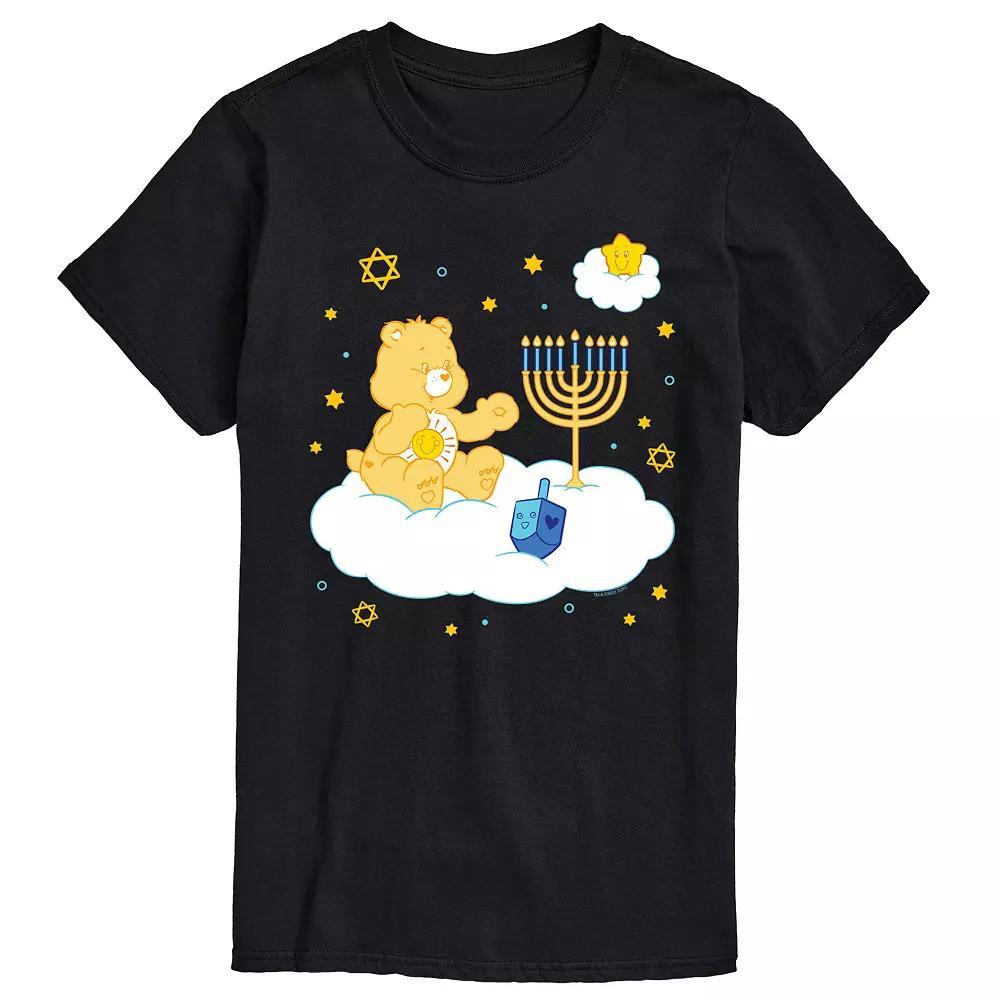 Mens Care Bears Hanukkah Cloud Graphic Tee Product Image