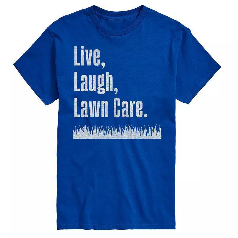 Mens Live Laugh Lawn Care Graphic Tee Product Image