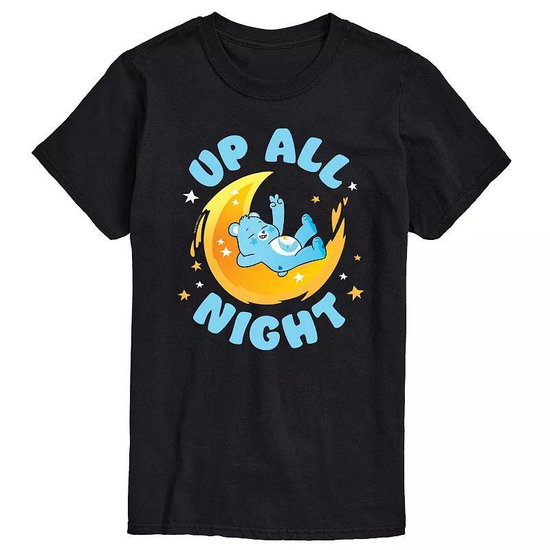 Big & Tall Care Bears Up All Night Graphic Tee, Mens Product Image