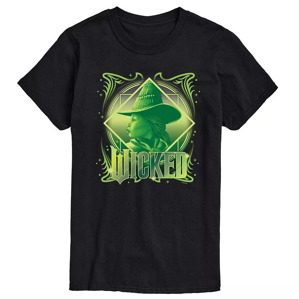 Big & Tall Wicked Elphaba Portrait Graphic Tee, Mens Product Image