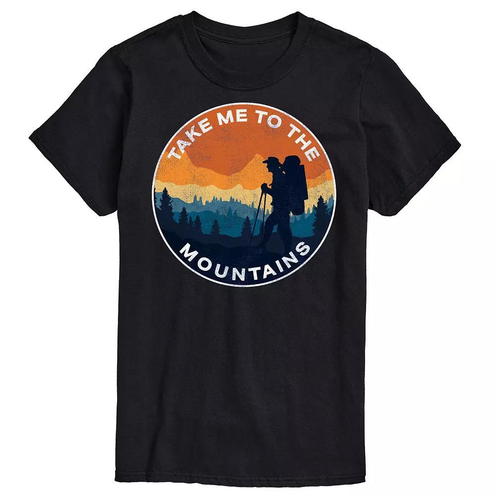Big & Tall Take Me To The Mountains Tee, Mens Product Image
