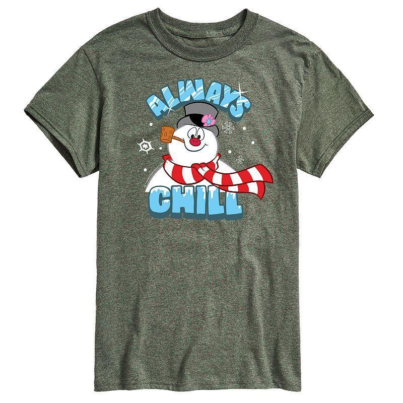 Men's Frosty The Snowman Frosty Always Chill Tee, Size: Large, Blue Product Image