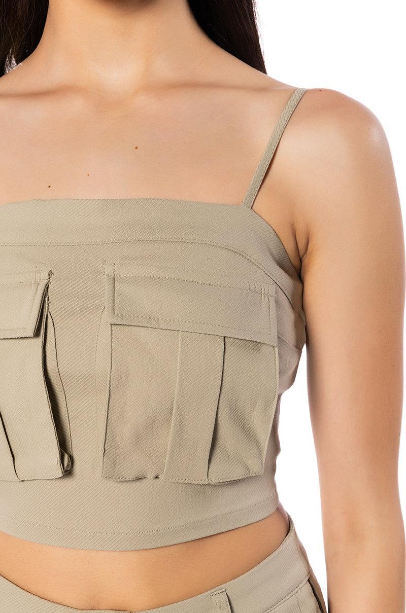 PENNIE CARGO CROP TOP Product Image