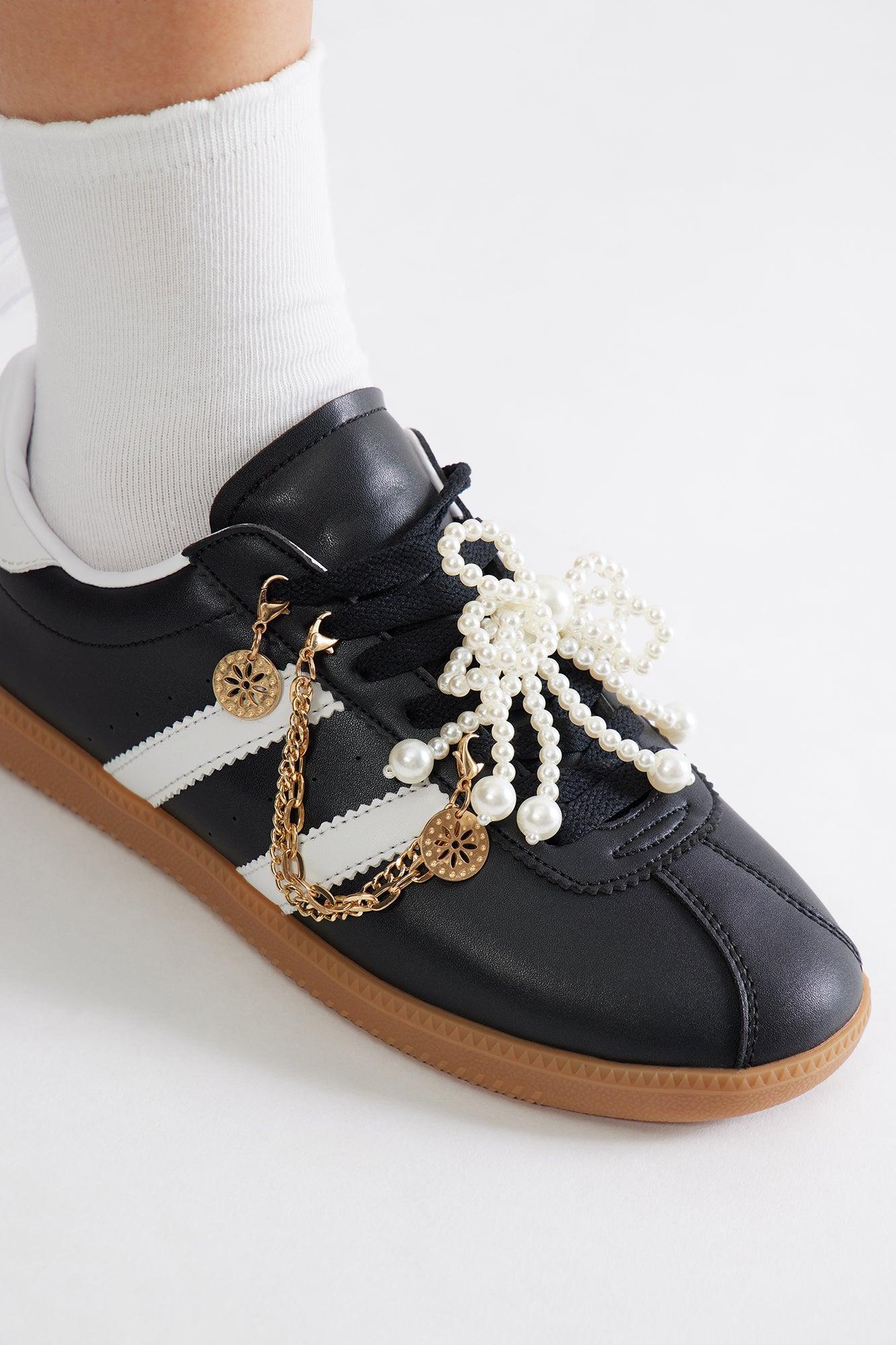 Nix Lace Up Sneakers - Black Product Image