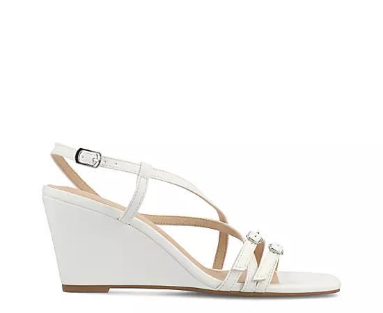 Journee Collection Womens Clinnne Wedge Sandal Product Image