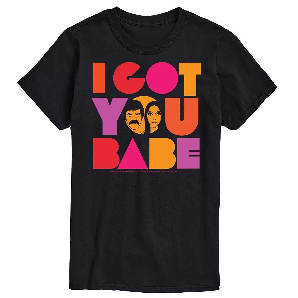 Big & Tall Sonny And Cher I Got You Tee, Men's, Size: Large Tall, Blue Product Image