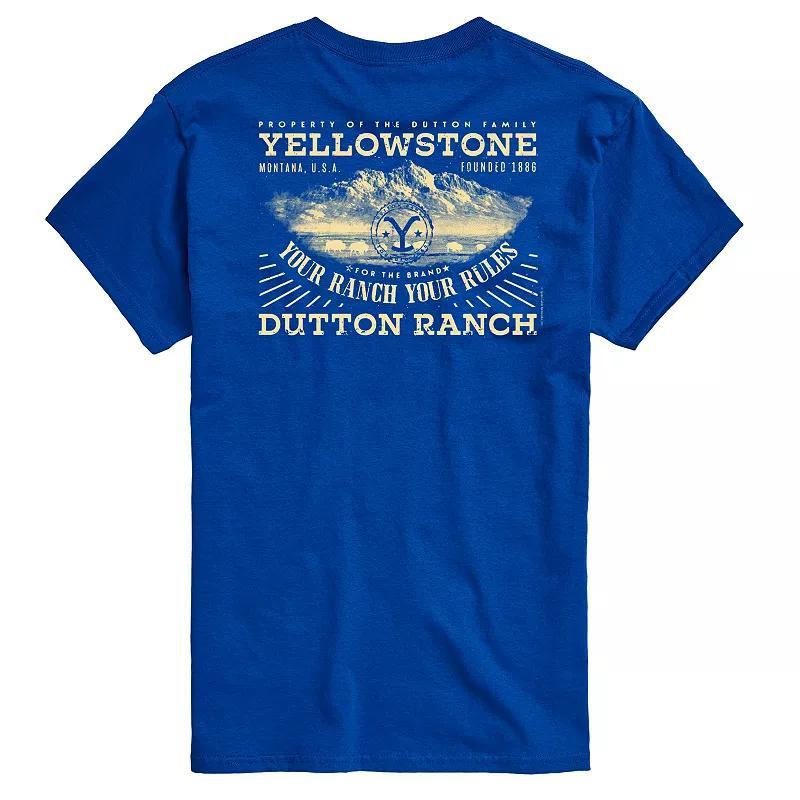 Mens Yellowstone Property Of Dutton Family Graphic Tee Red Product Image