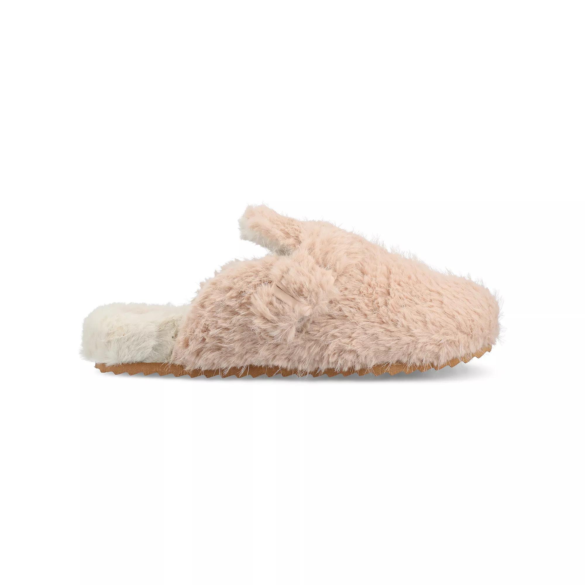 Journee Ardenn Women's Slip-On Scuff Slippers, Size: Small (5/6), Pink Product Image