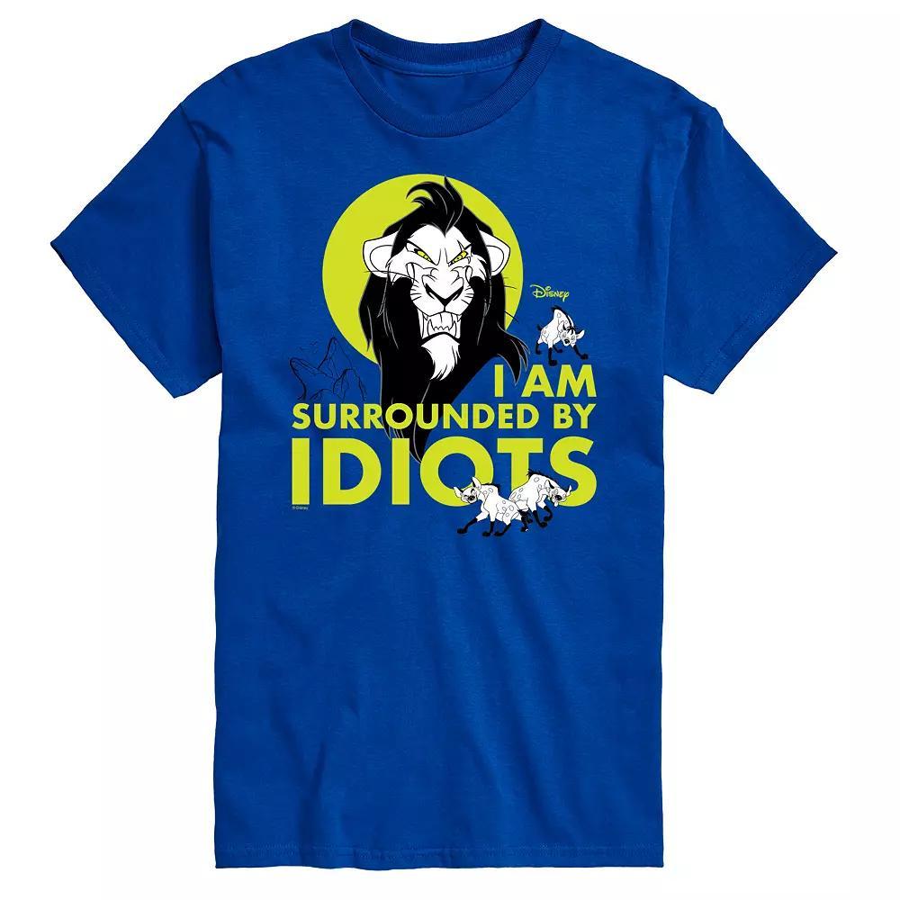 Disney Villains Lion King Mens I am Surrounded By Idiots Graphic Tee Product Image