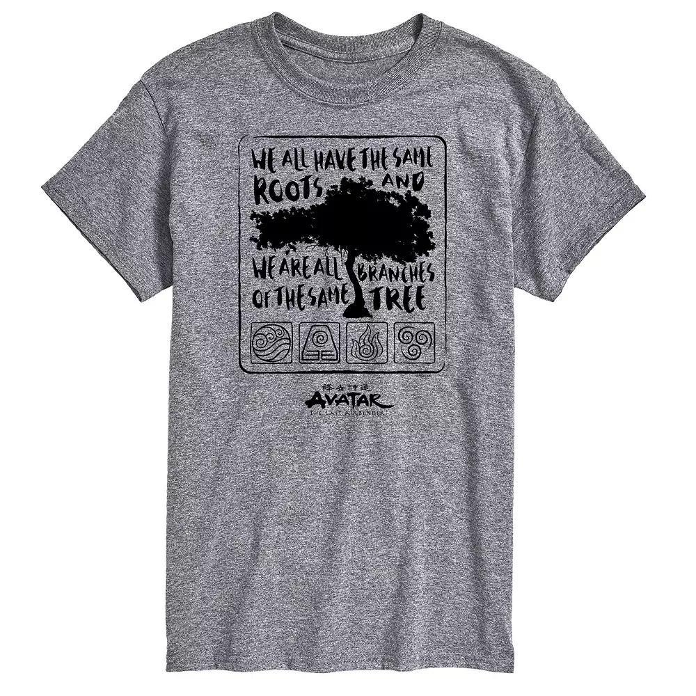 Big & Tall Avatar The Last Airbender Same Roots Graphic Tee, Mens Product Image