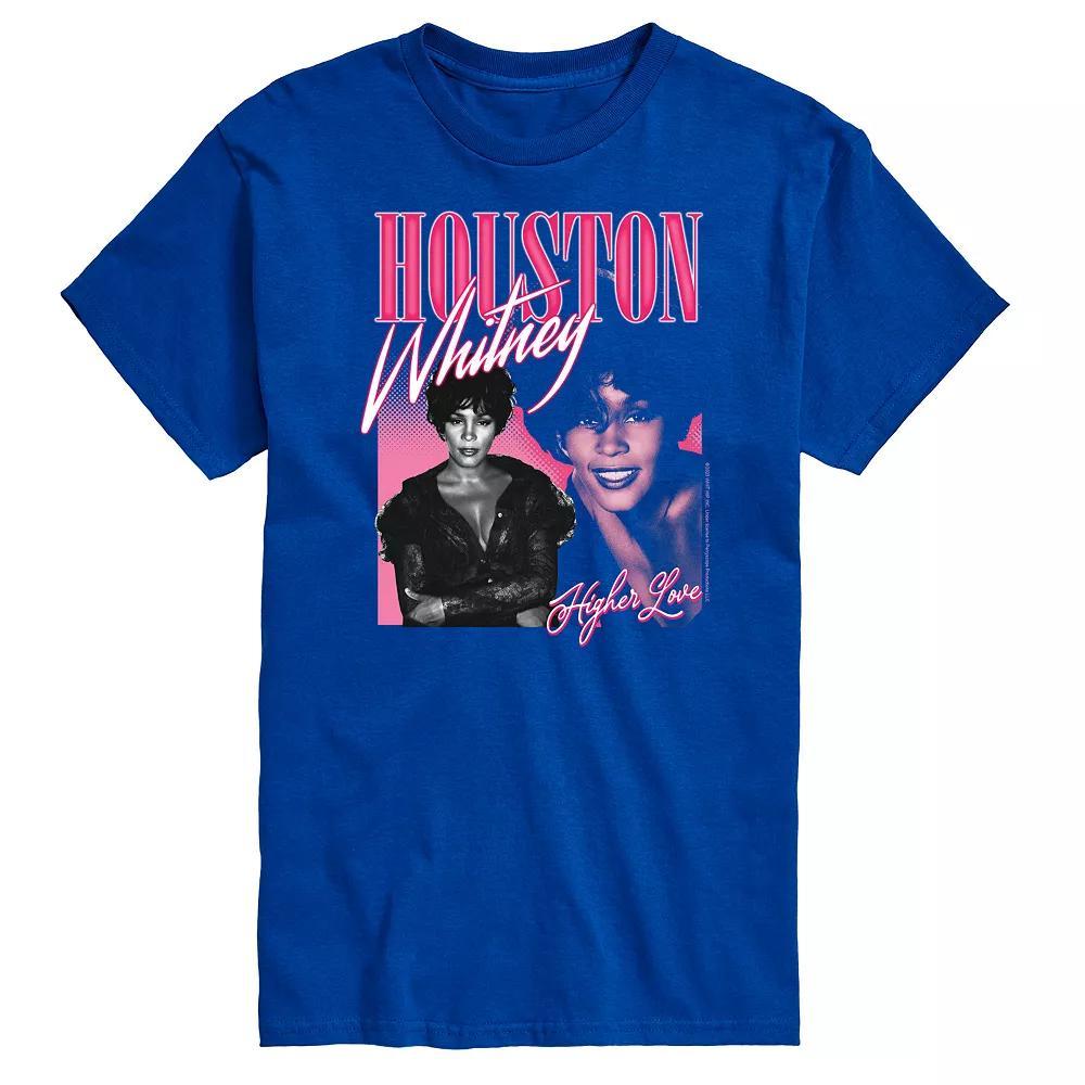 Men's Whitney Houston Higher Love Tee, Size: XL, Black Product Image