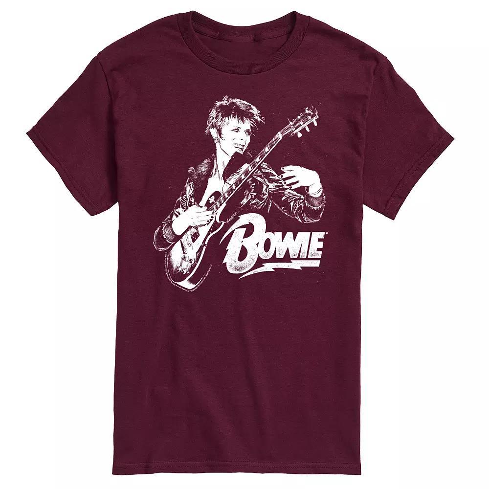 Mens David Bowie Punk Tee Grey Product Image