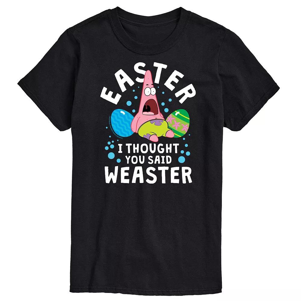 Big & Tall Nickelodeon Spongebob Squarepants Easter Weaster Graphic Tee, Mens Product Image