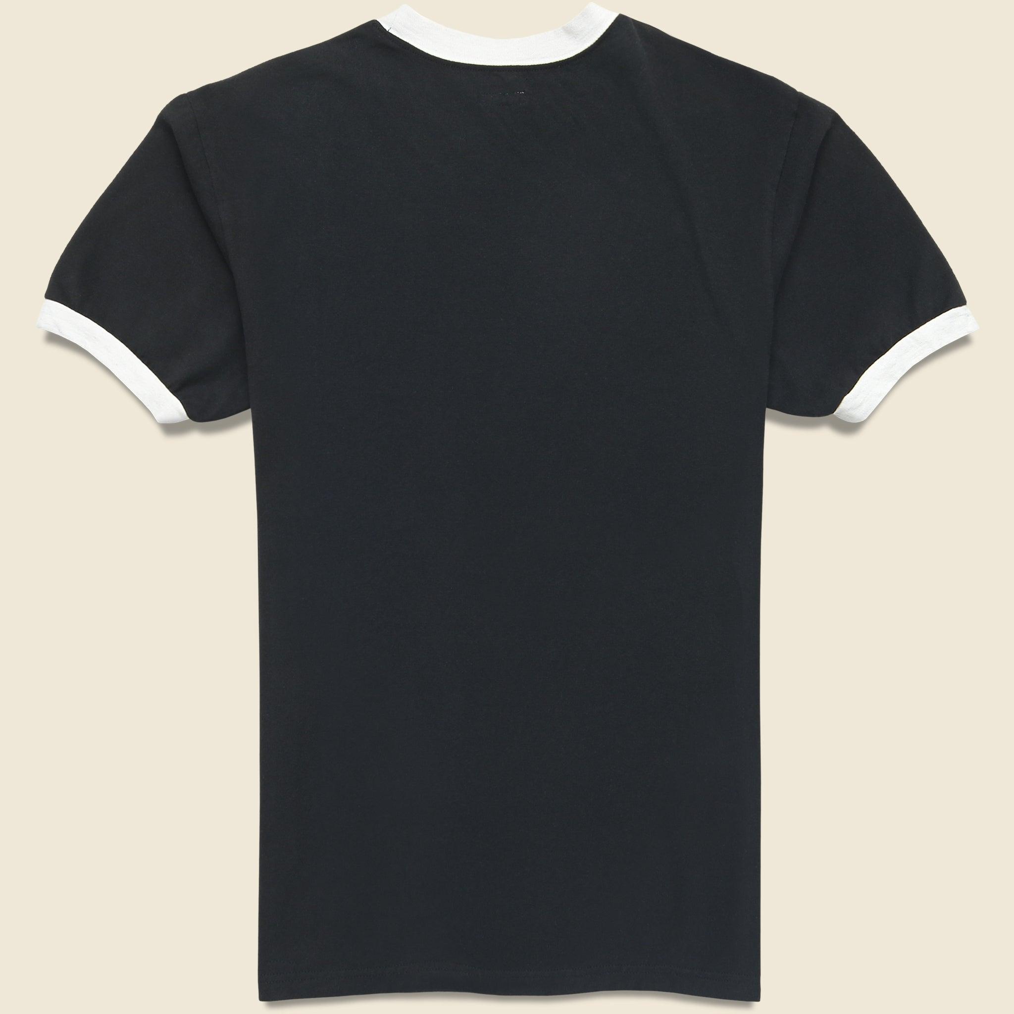 Kountry Club Ringer Tee - Black Product Image