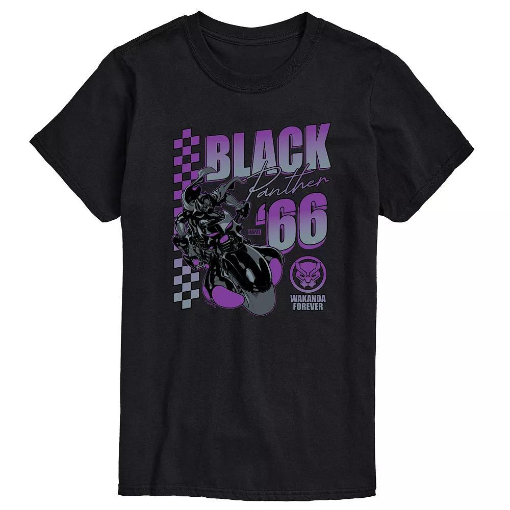 Mens Marvel Panther Racing Wakanda Forever Graphic Tee Product Image