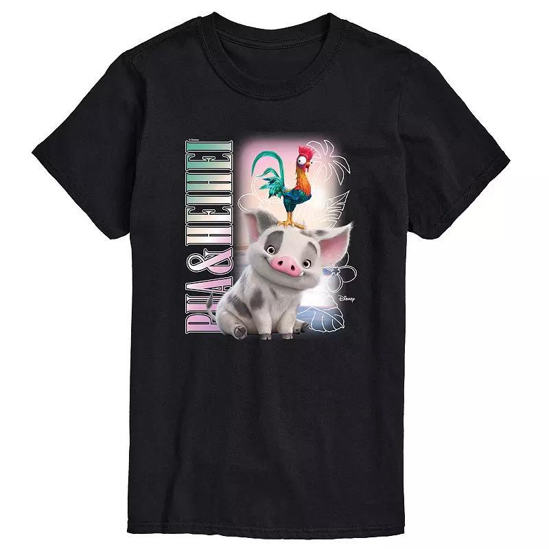 Disneys Moana 2 Mens Pua & Heihei Graphic Tee Product Image