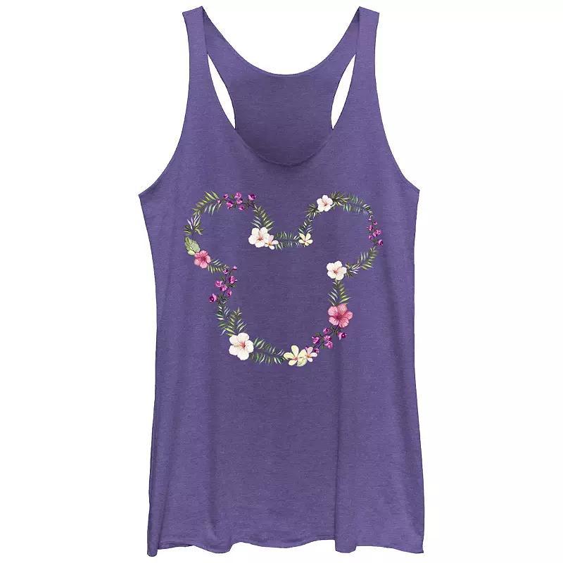 Disney's The Nightmare Before Christmas Ghostlike Charm Juniors' Racerback Tank Top, Girl's, Size: Medium, Black Grey Product Image
