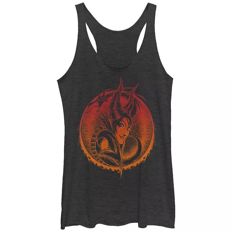 Disney's Lilo & Stitch Surf Stitch Tri-Blend Juniors' Graphic Racerback Tank, Girl's, Size: XXL, Royal Grey Product Image