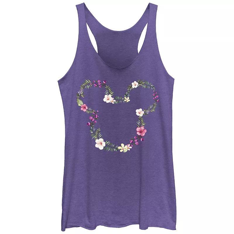 Disney's The Nightmare Before Christmas Ghostlike Charm Juniors' Racerback Tank Top, Girl's, Size: Medium, Black Grey Product Image