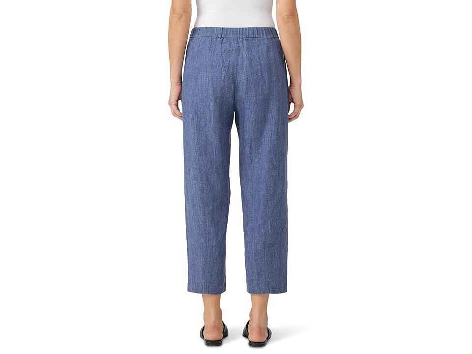 Eileen Fisher Cropped Lantern Pants (Dusk) Women's Clothing Product Image