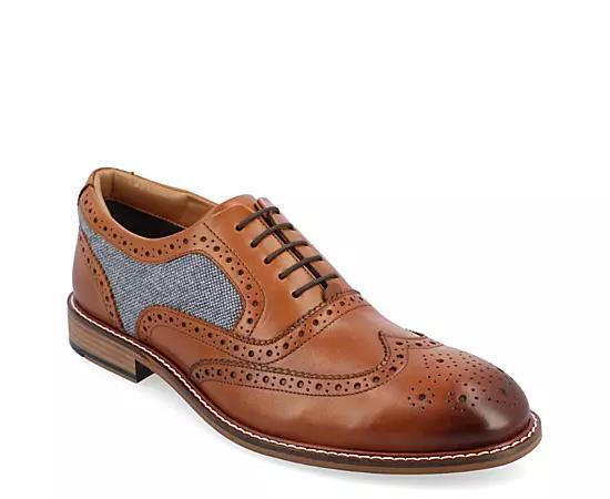 VANCE Gordy Tru Comfort Foam Mens Wingtip Dress Shoes Product Image
