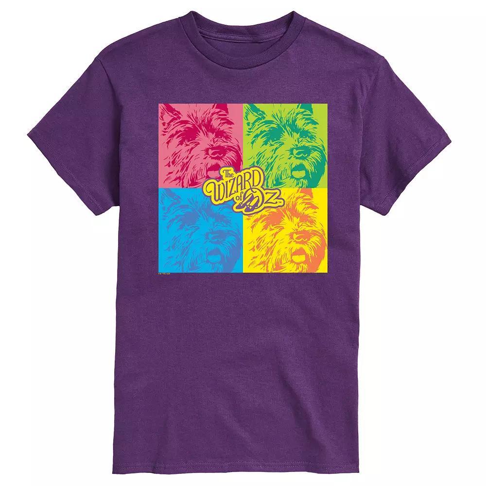 Mens Wizard Of Oz Toto Grid Graphic Tee Product Image