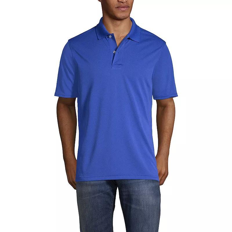 Men's Big Lands' End School Uniform Short Sleeve Polo, Size: 4XB, Rich Red Product Image
