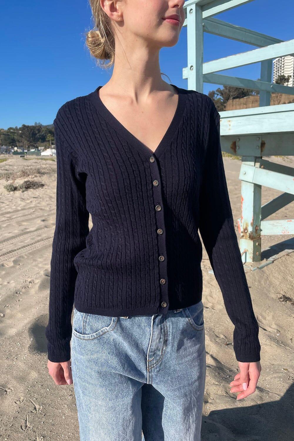 Zoe V-Neck Cardigan Product Image
