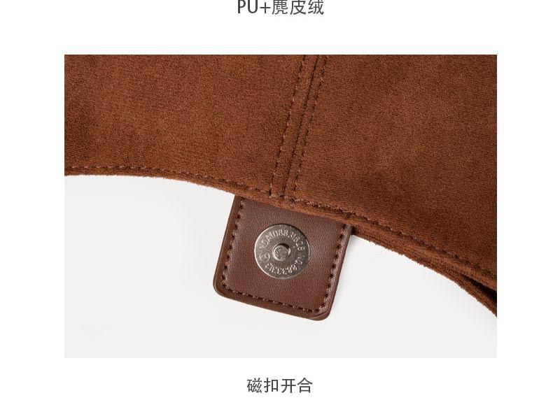 Faux Suede Shoulder Bag Product Image