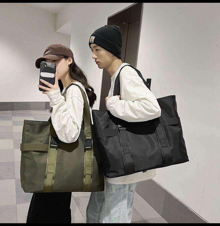 Buckled Nylon Tote Bag Product Image