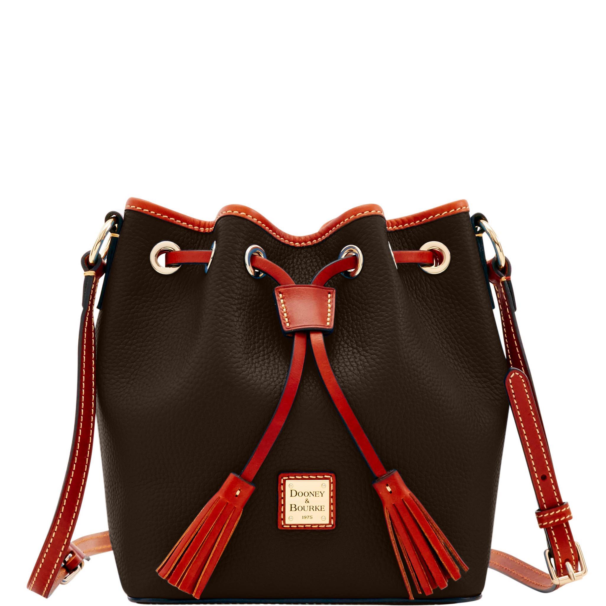 Dooney & Bourke Womens Pebble Grain Kendall Crossbody Leather Shoulder Bag in Brown Tmoro Product Image