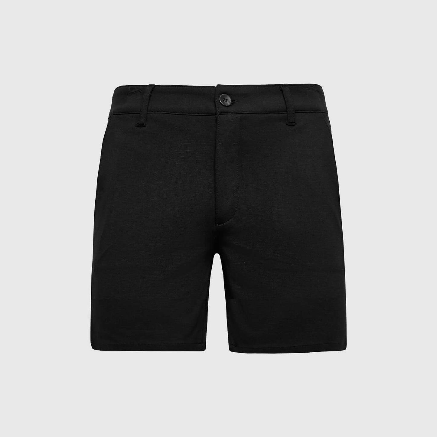 True Classic 7" Black Comfort Knit Chino Men's Shorts Product Image