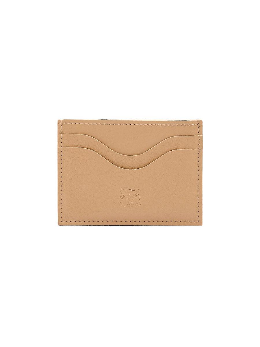 Womens Baratti Metallic Leather Card Case Product Image