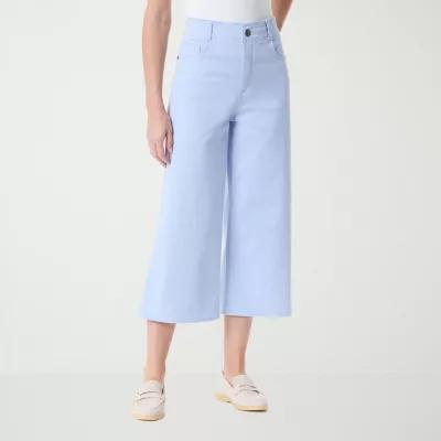 Gloria Vanderbilt High Rise Culotte Pants Product Image