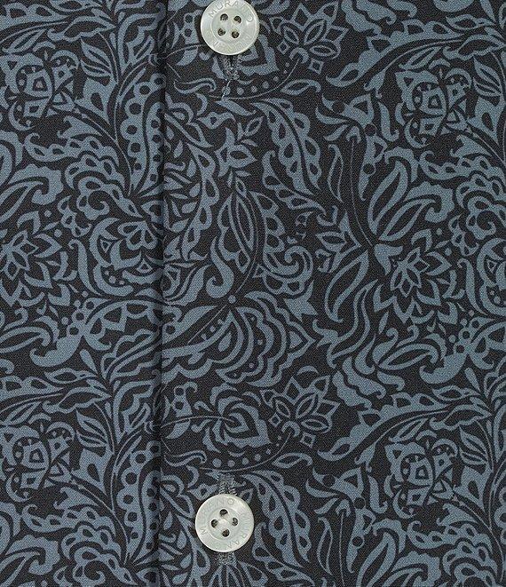 Murano Slim Fit Performance Stretch Floral Print Long Sleeve Woven Shirt Product Image