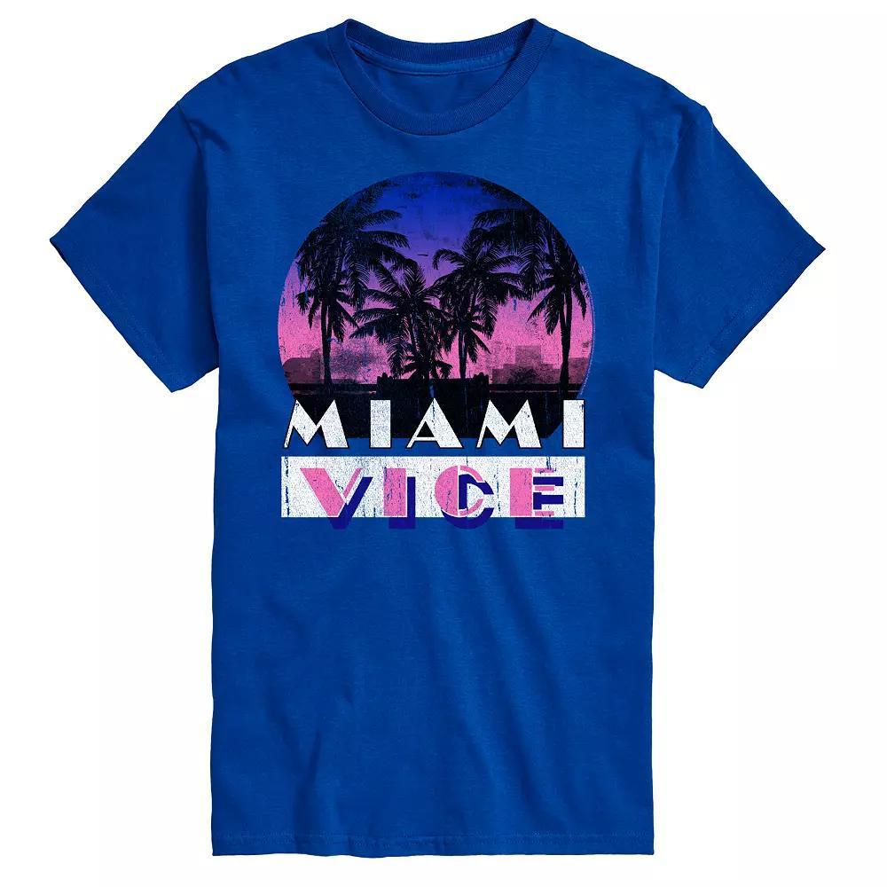 Big & Tall Miami Vice Vice Life Graphic Tee, Mens Product Image