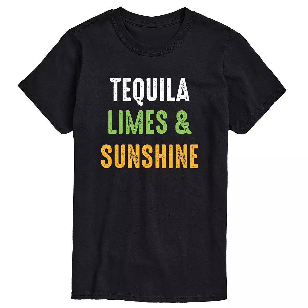 Mens Tequila Limes & Sunshine Graphic Tee Product Image