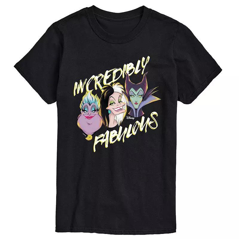 Disney Villains Mens Incredibly Fabulous Graphic Tee Product Image