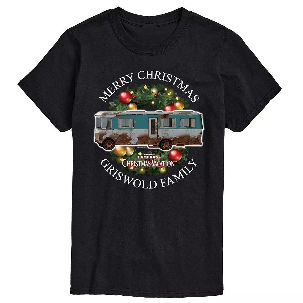 Men's National Lampoon's Christmas Vacation Merry Christmas Graphic Tee, Size: Small, Black Product Image