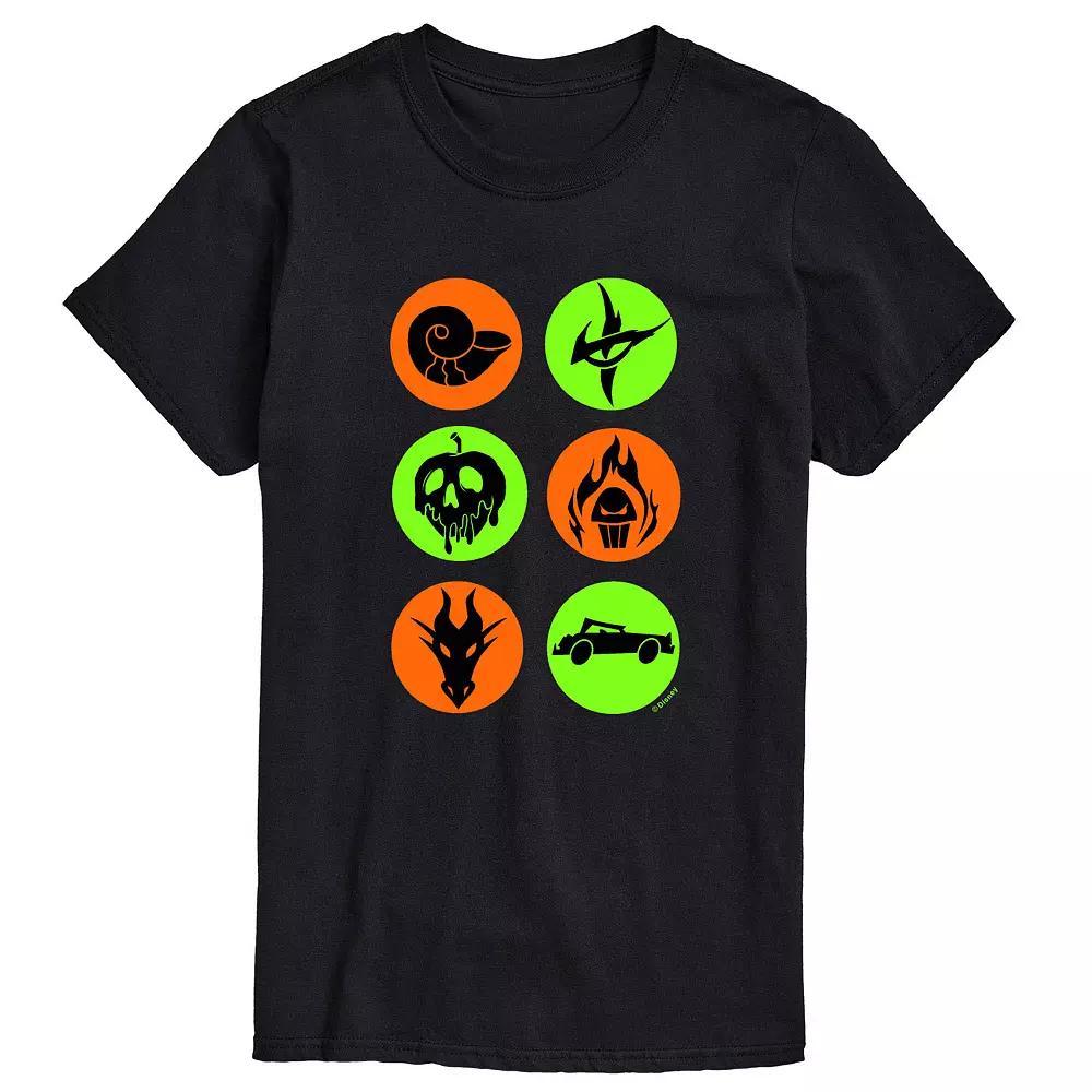 Disney Villains Mens Icons Graphic Tee Product Image