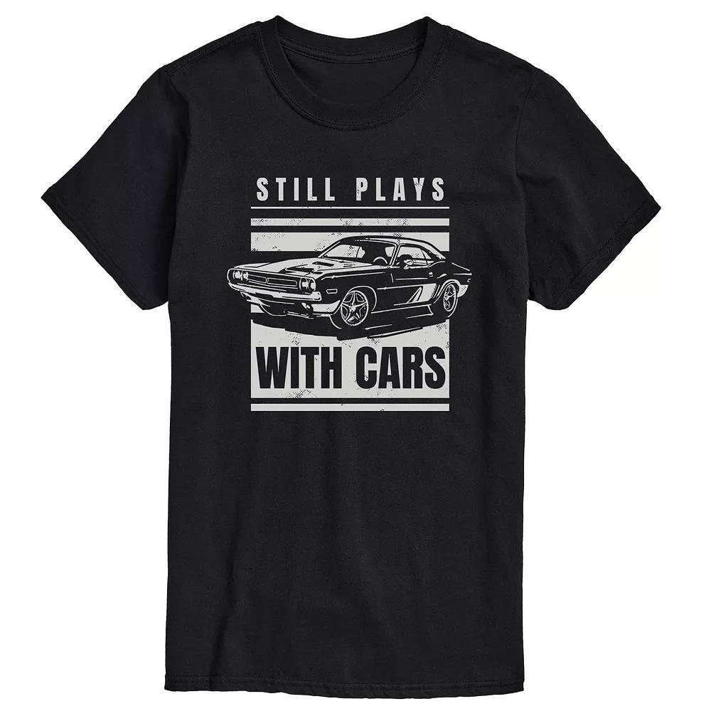 Men's Still Plays With Cars Tee, Size: Medium, Black Product Image