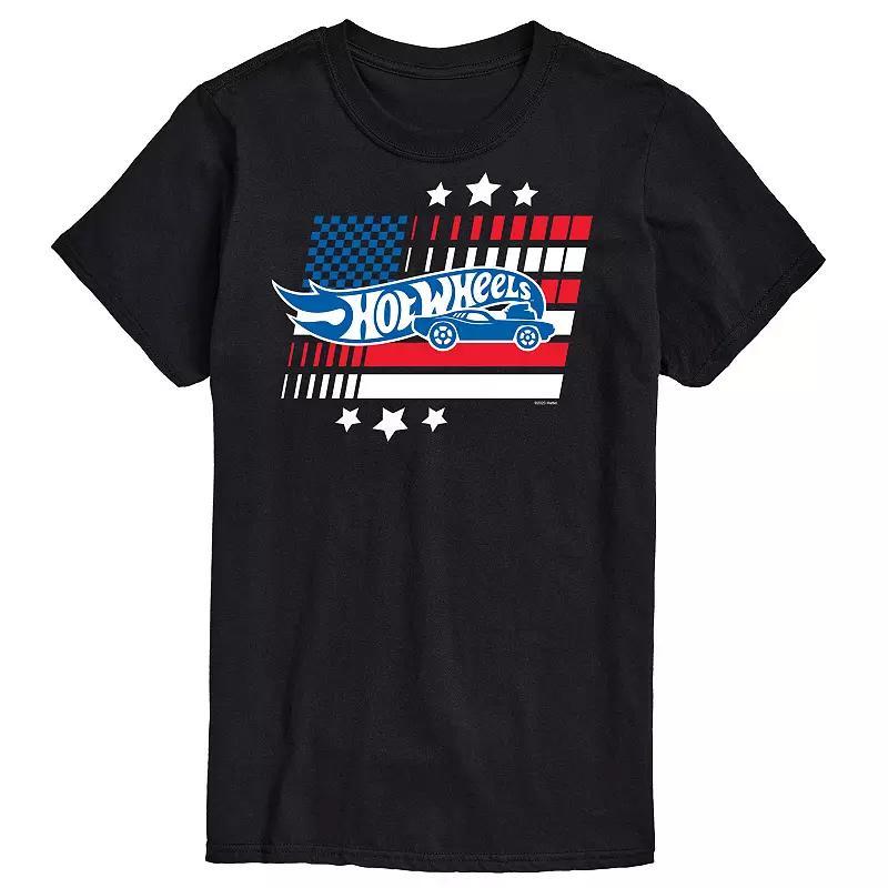 Mens Hot Wheels Logo Flay Graphic Tee Product Image