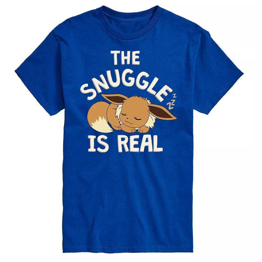 Big & Tall Pokmon The Snuggle Eevee Graphic Tee, Mens Product Image